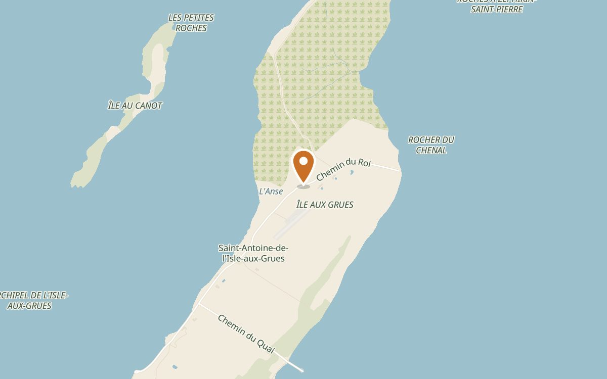 Pourvoirie Bertrand Vézina — locator map