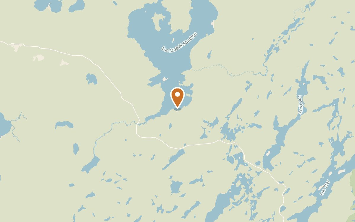 Pourvoirie l'Auberge Matchi-Manitou — locator map