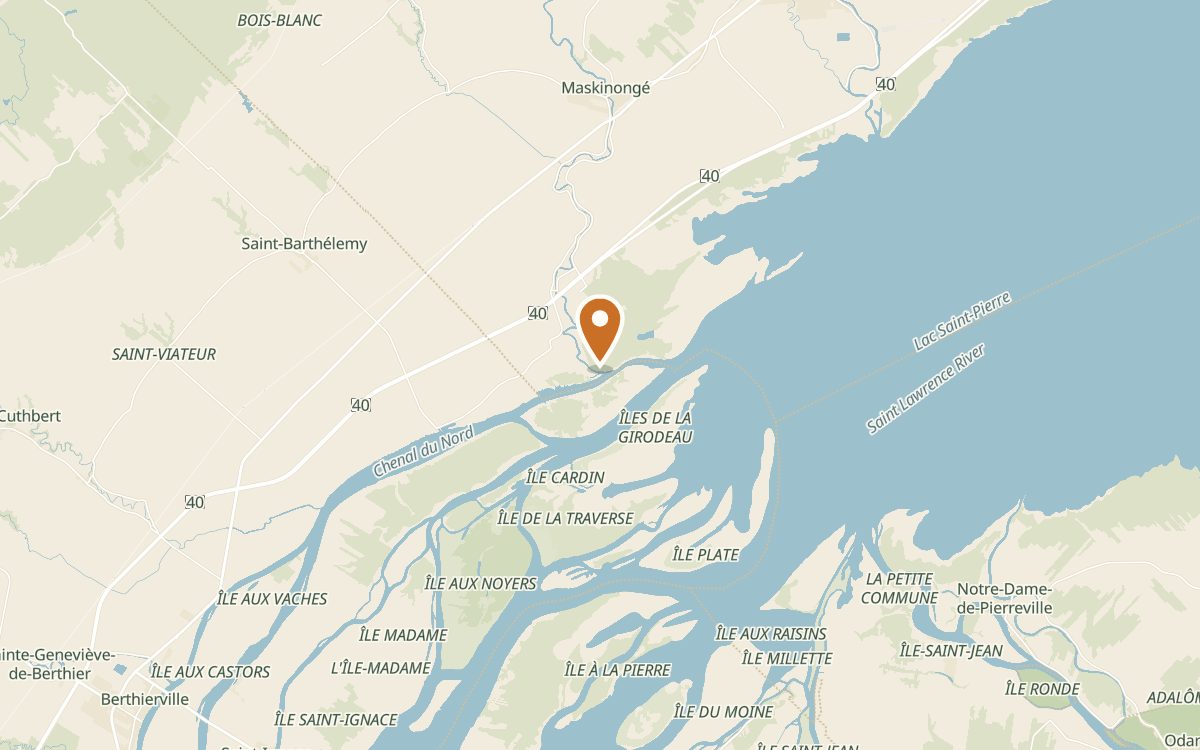 Pourvoirie Stéphane Marin — locator map