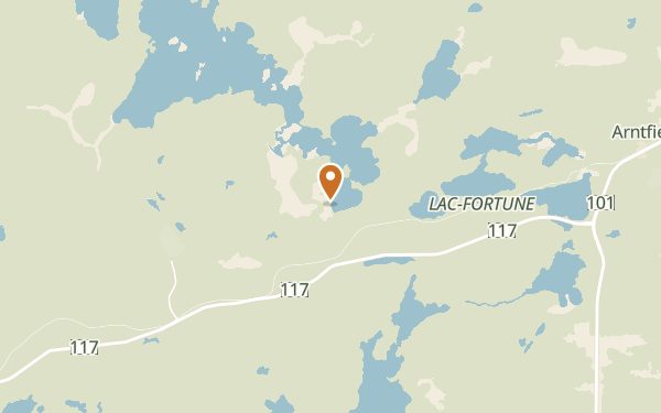 Carte — Pourvoirie et Marina des Trois Lacs