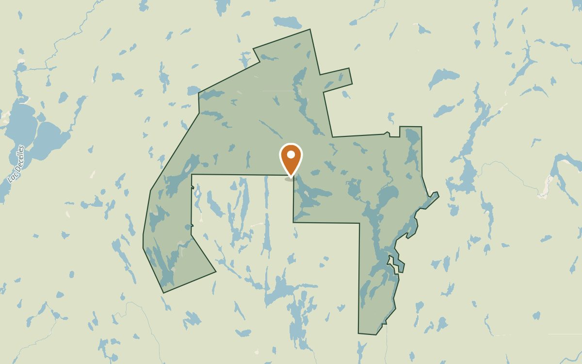 Pourvoirie Haltaparche — locator map