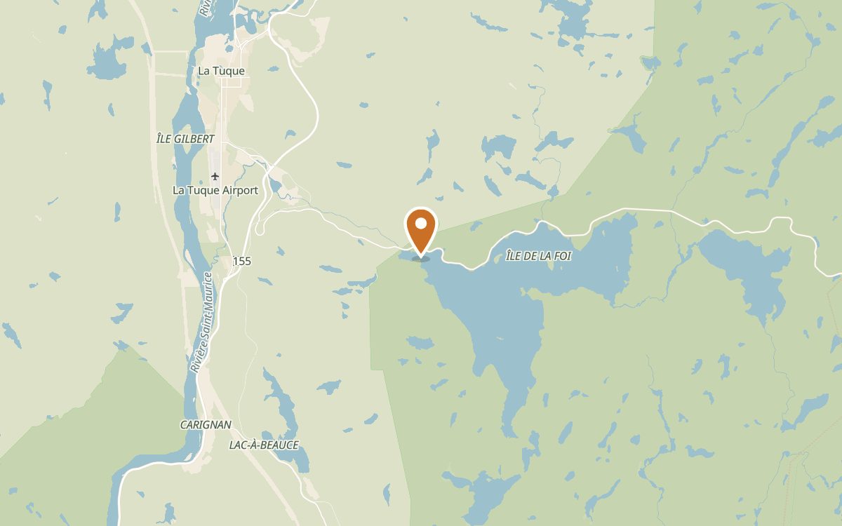 Club de Chasse et Peche Tuktu — locator map