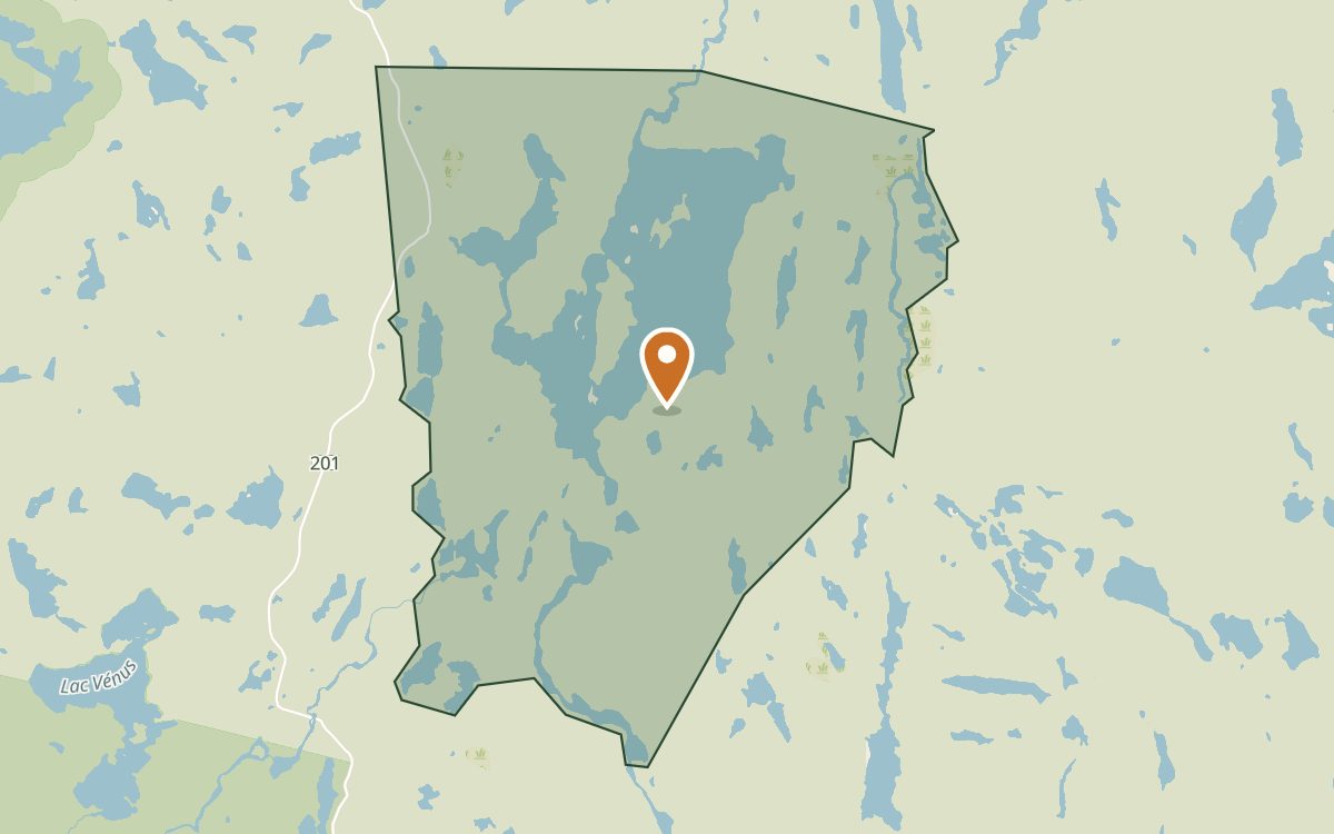 Pourvoirie du Lac Hirondelle — locator map