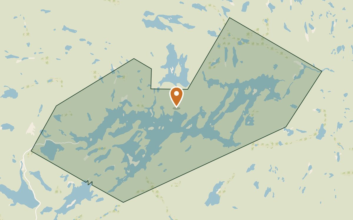 Chalet du Lac Mcgillivray — locator map