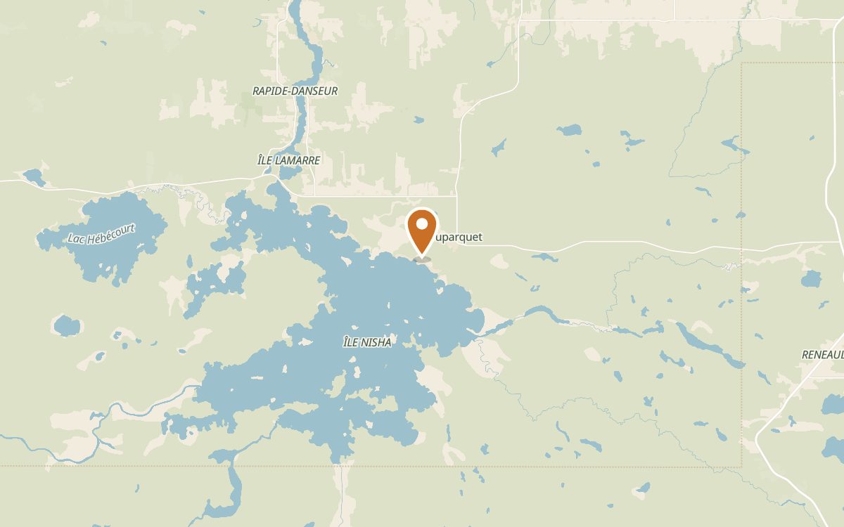 La Pourvoirie des Îles du Lac Duparquet — locator map