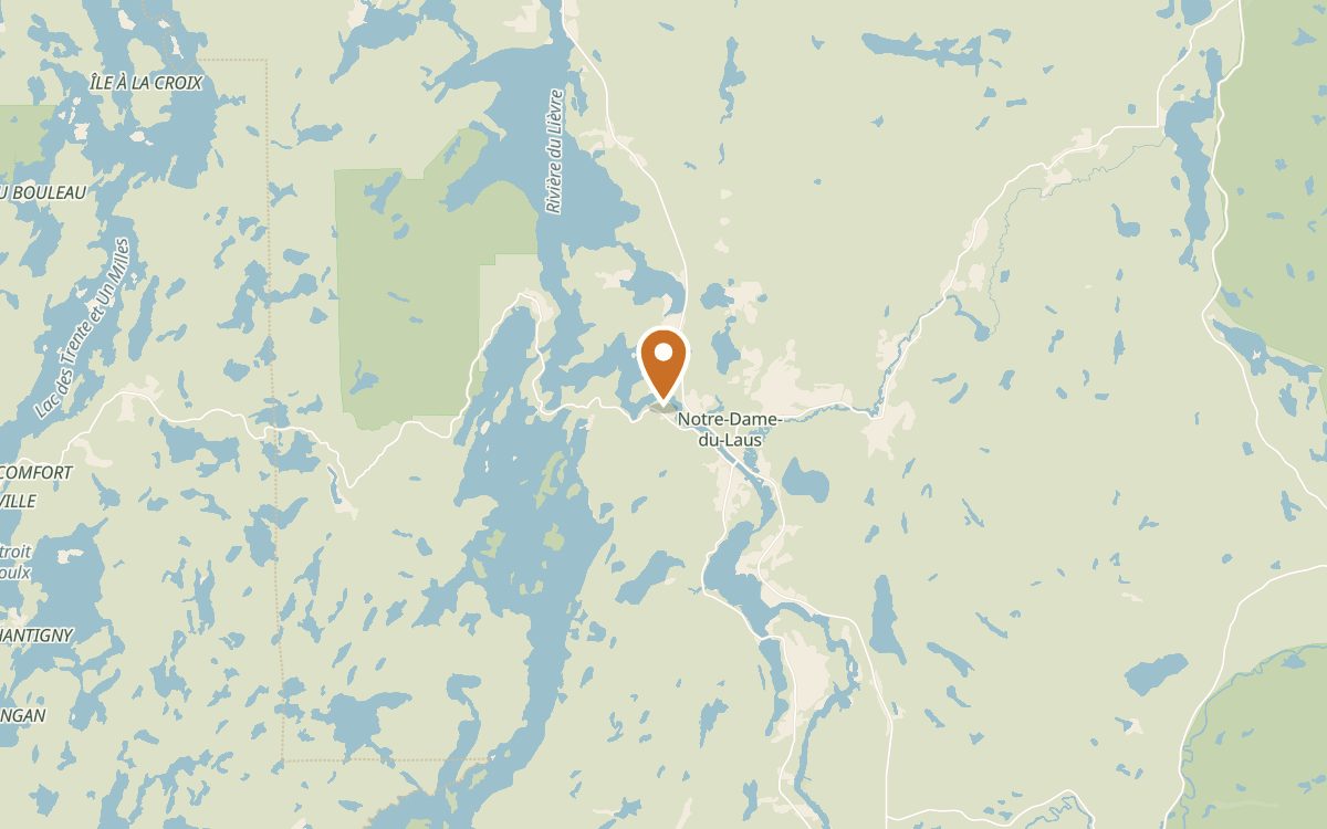 Pourvoirie Domaine Aventurier — locator map
