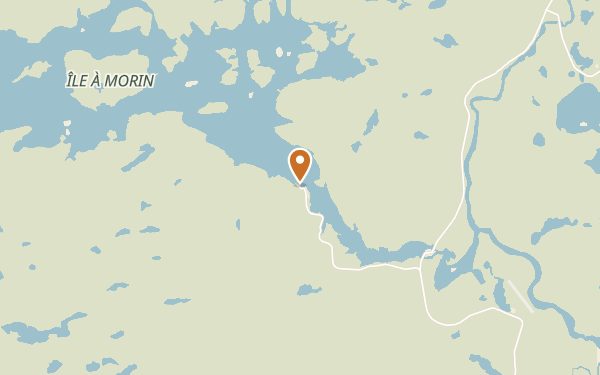 Carte — Pourvoirie Évazion Gouin et Lac Motard
