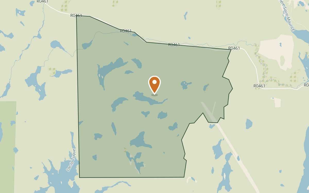 Club Odanak (la Tuque) — locator map